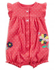Baby Girl Summer Floral Jumpsuit