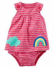 Baby Girl Tulum Beach - Rainbow