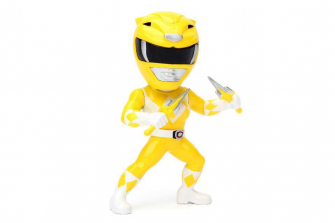 Power Rangers Mighty Morphin 4 inch Metals Diecast Figure - Yellow Ranger