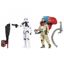 Star Wars: Rogue One 2 Pack 6 inch Action Figure - Baze Malbus VS. Imperial Stormtrooper