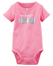 Carter's Baby Girl's Birthday Body