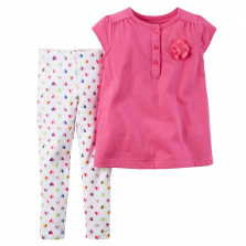 Carter's 2-up Blouse and leggings Set