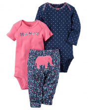 Carter's Infant girl's 3-Set