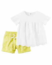 Carter's Baby Girl Shorts Set