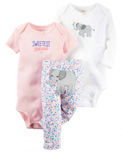 Carter's Infant girl's 3-Set