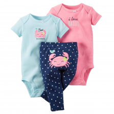 Carter's 3'l&uuml; Body ve Pantolon Seti