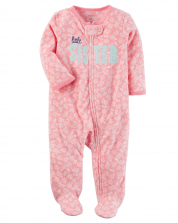 Carter's Baby Girls Fleece Jumpsuit
