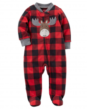 Carter's Baby Boy Fleece Jumpsuit