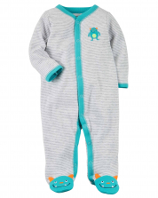 Sweet Monster Baby Boy Sleep & Play Jumpsuit