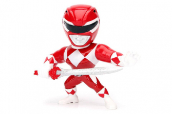 Power Rangers Mighty Morphin Metals 4 inch Action Figure - Red Ranger