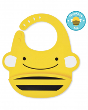 Skip Hop Zoo Bee Bib Silicone