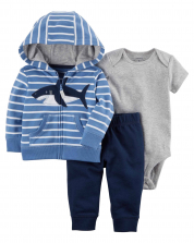 Cute baby boy Shark set 3