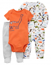 Baby boy Dinosaur - set of 3