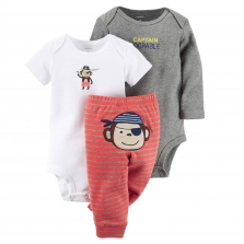 Carter's 3'l&uuml; Body ve Pantolon Seti
