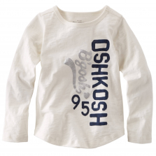 White woven top Oshkosh