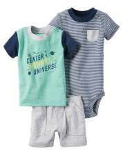 Carter's baby boy 3-Shorts Set