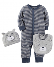 Set of 3 Carter's baby boy Towel