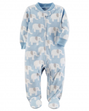 Carter's Baby Boy Fleece Jumpsuit