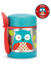 Stainless Steel Vacuum Flask Owl Skip Hop