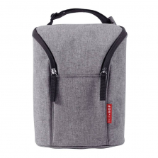 Skip Hop Double Bottle Bag-Grey