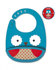 Skip Hop Owl Zoo Bib Silicone