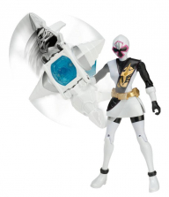 Power Rangers Ninja Steel Mega Morph 5 inch Action Figure - Armored White Ranger