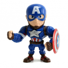 Jada Toys Marvel Civil War Captain America 6 inch Metal Diecast Figure - Captain America