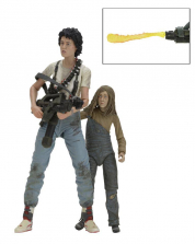 NECA Aliens 7 inch Scale Action Figure 2 Pack 30th Anniversary - "Rescuing Newt" (Ripley and Newt)