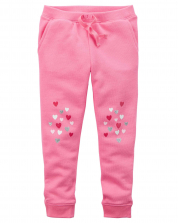 Girl Boy Pink Heart Sweatpants