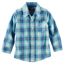 Oshkosh Plaid Poplin Shirt
