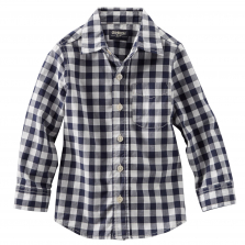 Oshkosh Lacivert ekoseli dokuma