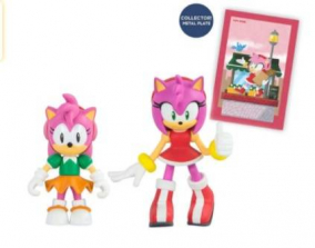 Коллекционные фигурки Соник Бум -Эми Роуз -Sonic the hedgehog и Эми модерн
