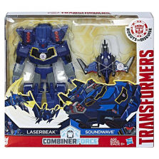 Transformers: Robots in Disguise Combiner Force Activator Combiners 5.5 inch Action Figure - Soundwave and Laserbeak