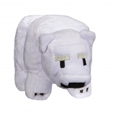 Мягкая игрушка Minecraft Белый медведь 18 См