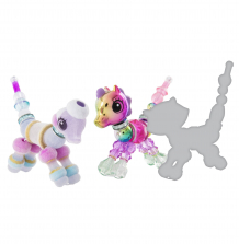 Креативный набор -Браслеты - Twisty Petz -Сверкающая Пони, Пуделя Розочка и одни скрытый сюрприз -браслет