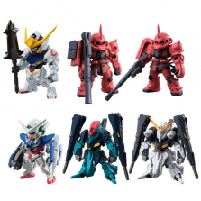 Bandai Tamashi Gundam Converge Volume 2 6 Pack 2.2 inches Action Figures