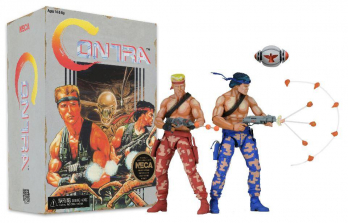 NECA Contra 2 Pack 7 inch Scale Action Figures - Bill and Lance (Video Game Appearance)