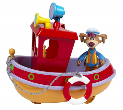 Игровой набор Пип и Альба -Приключения в соленой бухте! -Пес Шкипер и спасательная лодка