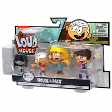 Коллекционный набор фигурок - Мой шумный дом - The Loud House-Lincoln, Clyde, Lisa, Lori ..The Nickelodeon.