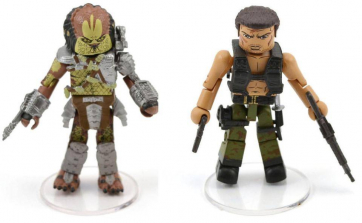 MiniMates Predator 2 Pack Action Figures - Dutch and Predator