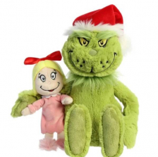 Мягкая игрушка Гринч и Синди Лу Кто - Cindy Lou Who Гринч – похититель Рождества