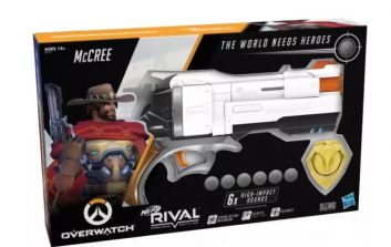 Бластер Nerf Rival Overwatch Маккри - револьвер McCree