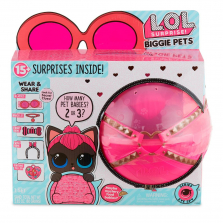 Коллекционный набор Лол сюрприз- L.O.L. Surprise - Питомец в большом шарике кошечка Biggie Pet - Spicy Kitty