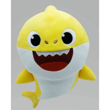 Мягкая игрушка Пинкфонг Pinkfong Акула малыш желтый звуковые эффекты
