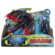Игровой набор Дракон Смертохват и Гриммель Deathgripper and Grimmel - Как приручить дракона 3 Скрытый мир