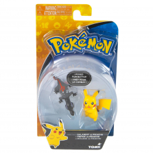 Pokemon 2 inch Action Figures - Pikachu Vs. Salandit