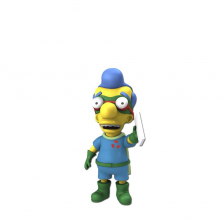 Simpsons 25th Anniversary - 5 Inch Figure - Series 5 Milhouse Van Houten (as Fallout Boy)