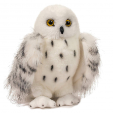 Мягкая игрушка сова Букля Гарри Поттер (Harry Potter Hedwig) 25 см