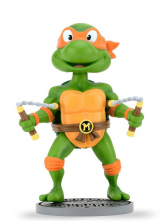 NECA Teenage Mutant Ninja Turtles Head Knocker 6.5 inch Action Figure - Michelangelo