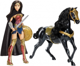 DC Wonder Woman Doll with Horse - Brunette